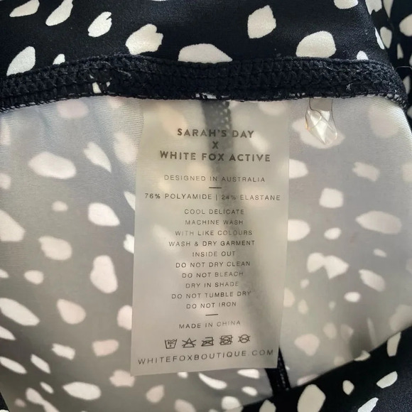 SARAH'S DAY X WHITE FOX ACTIVE 101 Day Dreamer Leggings Size Extra Small - Picture 6 of 9